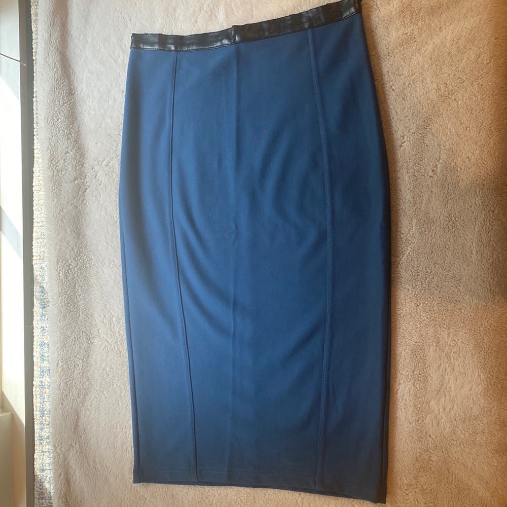 Slate blue pencil skirt NWT